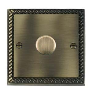 Resistive Leading Edge Push On/Off Rotary 2 Way Switching Dimmers