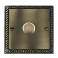 LED Trailing/Leading Edge Push On/Off Rotary 2 Way Switching Dimmers