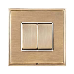 LINEA DUO AB AB B 2Gang Tall Wide Switch